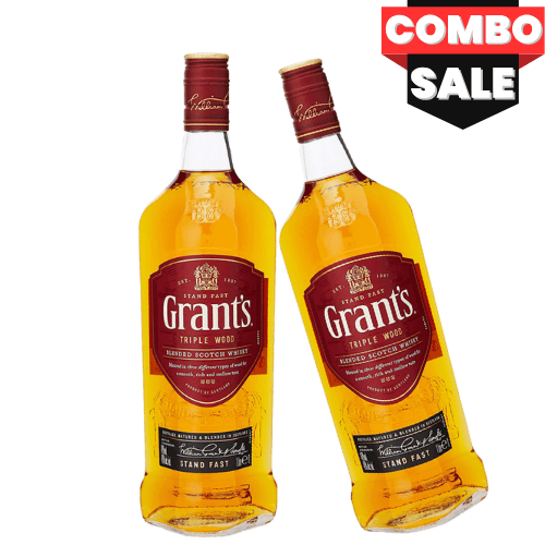 GRANTS WHISKY 1LTR COMBO